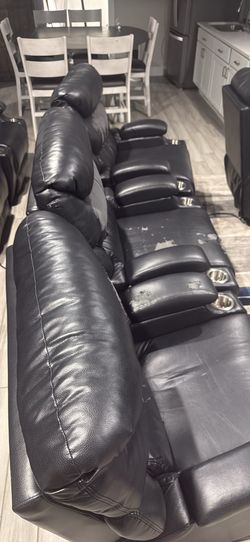 Movie theater chairs