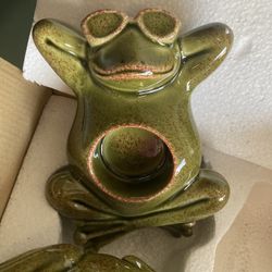 Frog Candles Holders