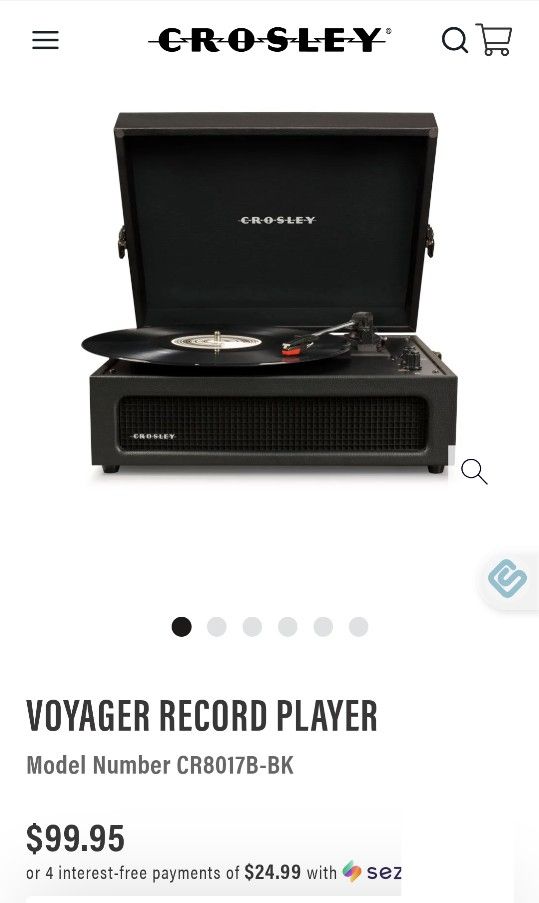 Crossley Voyager 3 Speed Turn Table Wireless Play Bluetooth