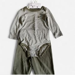 Nike Olive Green 2-piece Outfit 