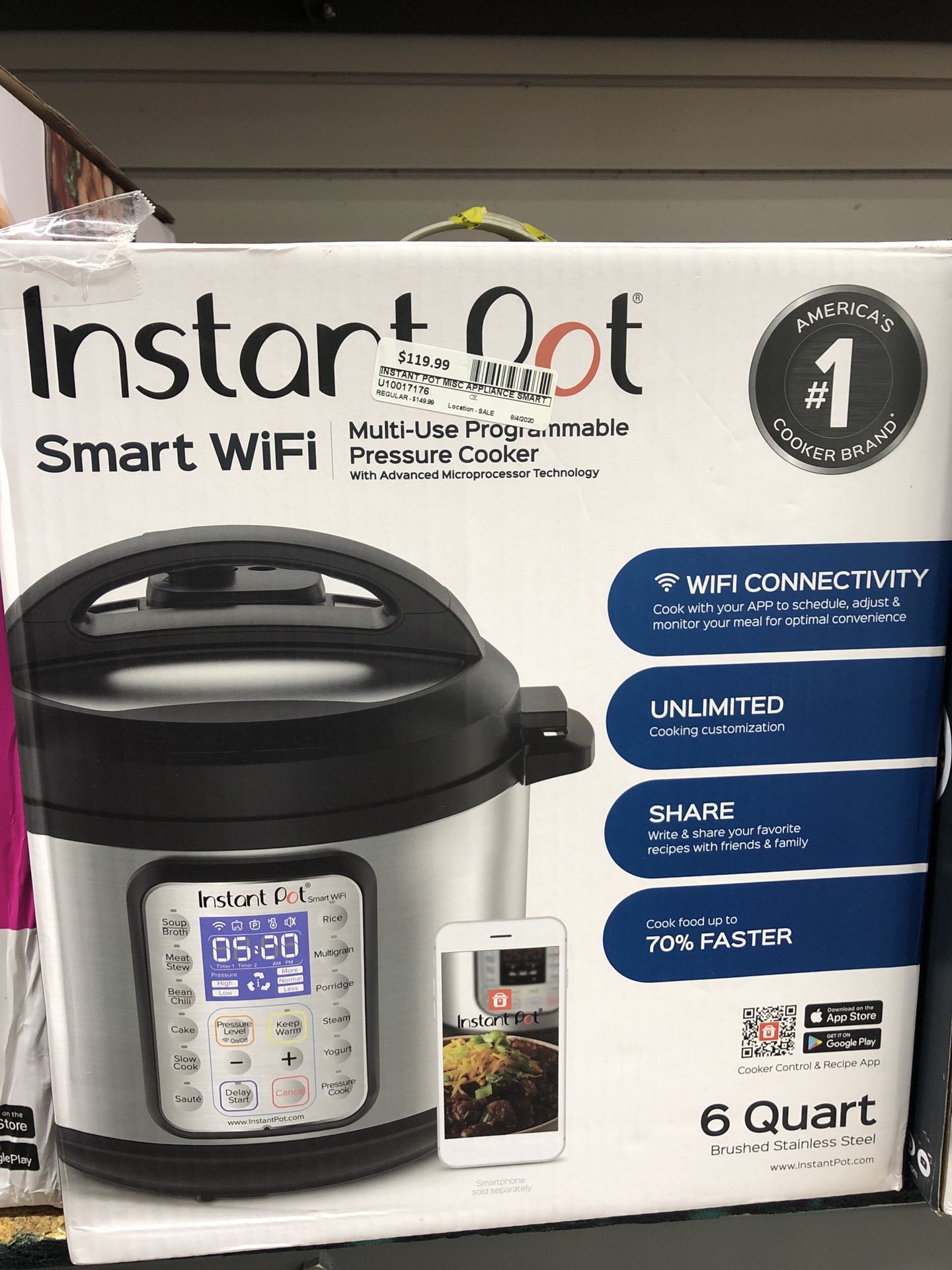 Instant Pot Smart WiFi Pressure Cooker