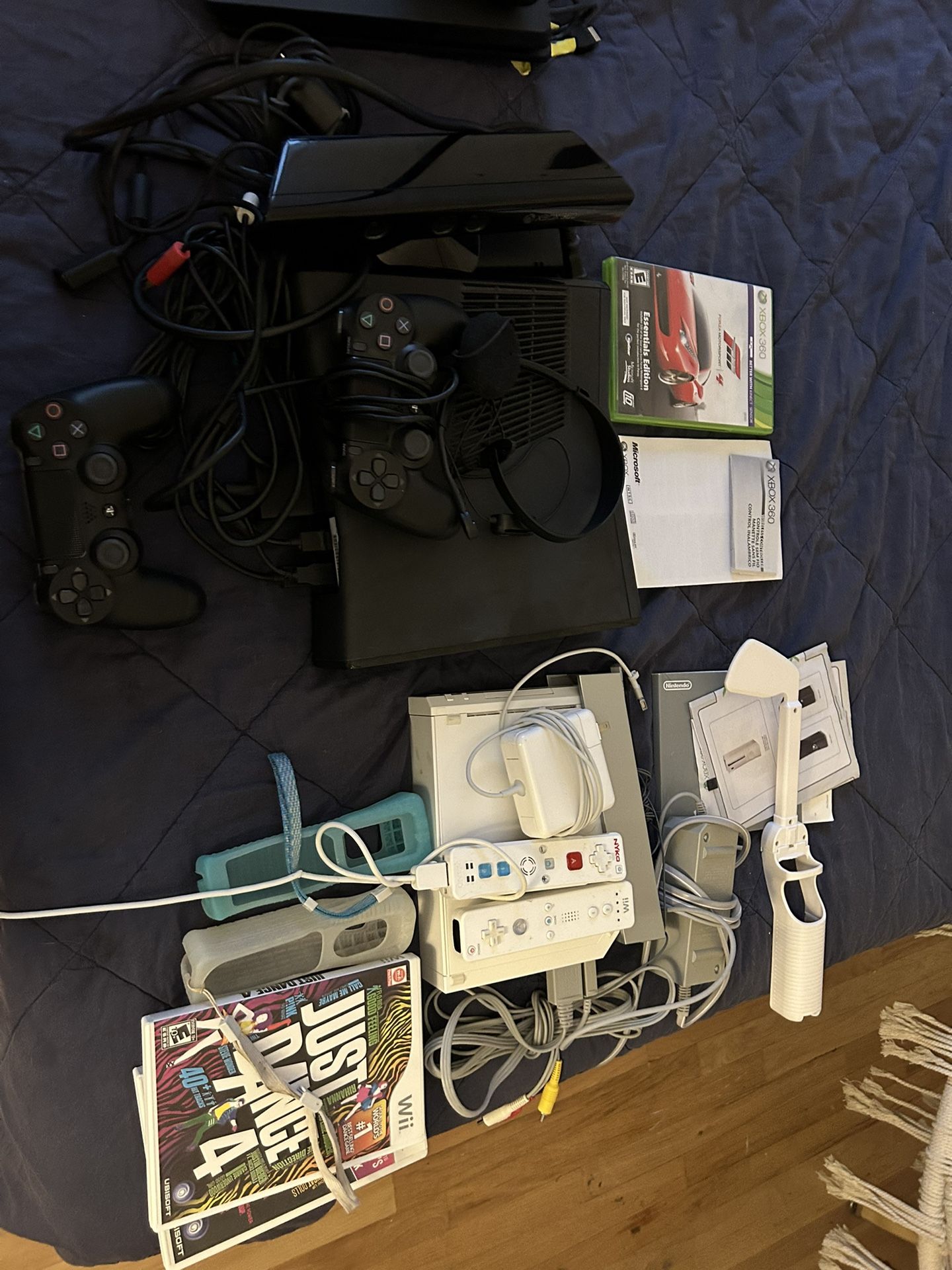 X Box 4,Play Station 360, WII