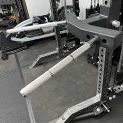 Adjustable Squat Rack Dip Attachment 