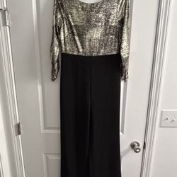 Vince Camuto Metallic Two Tone Jumpsuit Size 6 (New with Tags)