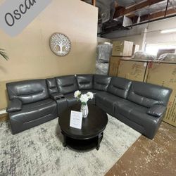 $49 Down Payment Power Reclining Sectional Sofa Pecos Total Price 