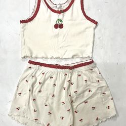 Pajama Set - Love, Peace, & Lazy Days Size : XS