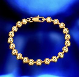 New 18 k yellow gold bracelet