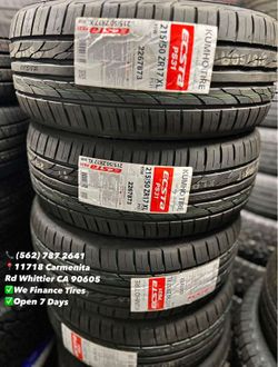 215/50/17 Kumho New Set of Tires Installed and Balanced Set de Llantas Nuevas Instaladas y Balanceadas