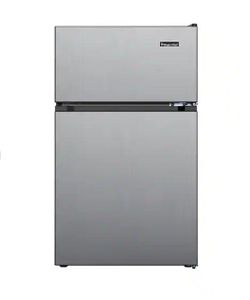 Magic Chef stainless steel look 3.1 - Mini Frigerator 2-door
