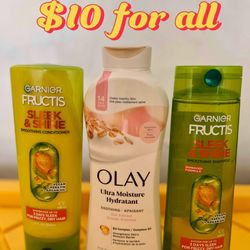 Shampoo And Body Wash $10 For All