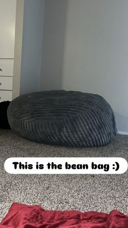 Barely used massive bean bag