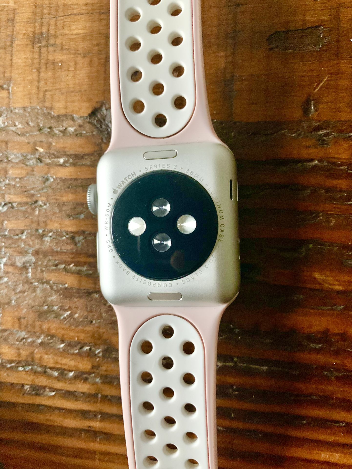Apple Watch Series 38mm with Pink Sports Band Great