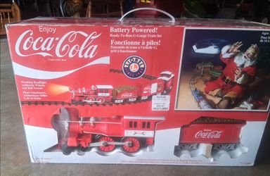 Lionel new 7-11488 Coca-Cola Holiday G-Gauge Set