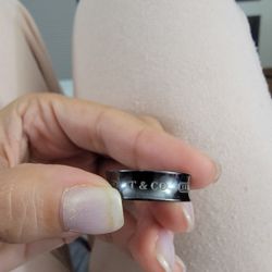 Tiffany & Co Titanium 1837 Ring 