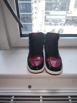 Air Jordan 1 Retro High Og Gs 'patent Bread'