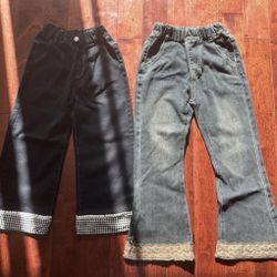Girls Jeans Size 150 – 2 Pairs (like new)