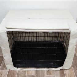 42in MidWest Homes for Pets Single & Double Door iCrate Dog Crate + Cover