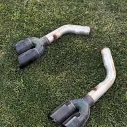 Straight Pipe Muffler Delete Exhaust Tips