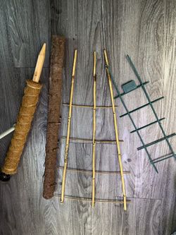 Two trellises plus two stick $5