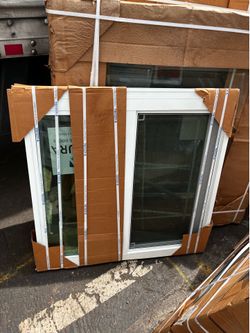 White impact horizontal rolling window 36 1/2 x 36