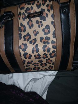 Leopard Print Tote Handbag