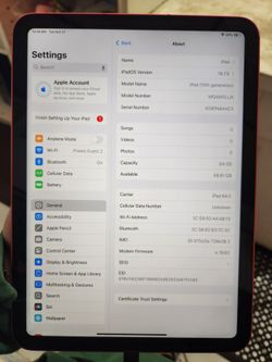 Ipad 10th generation 64gb wifi and cellular