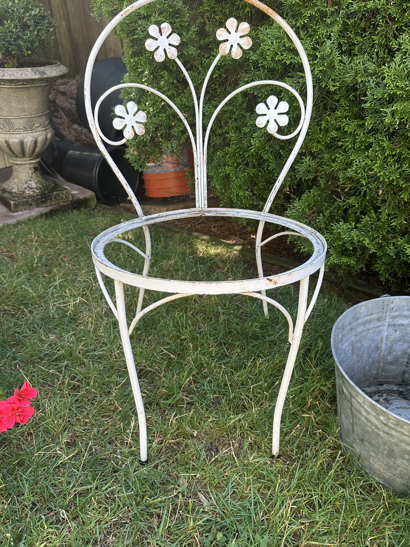 Vintage Iron Bistro Chair