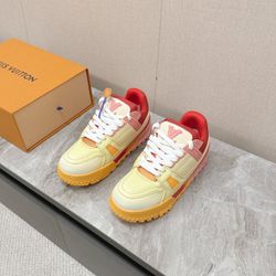 Louis*Vuitto* LV Trainer's latest chameleon chubby shoes