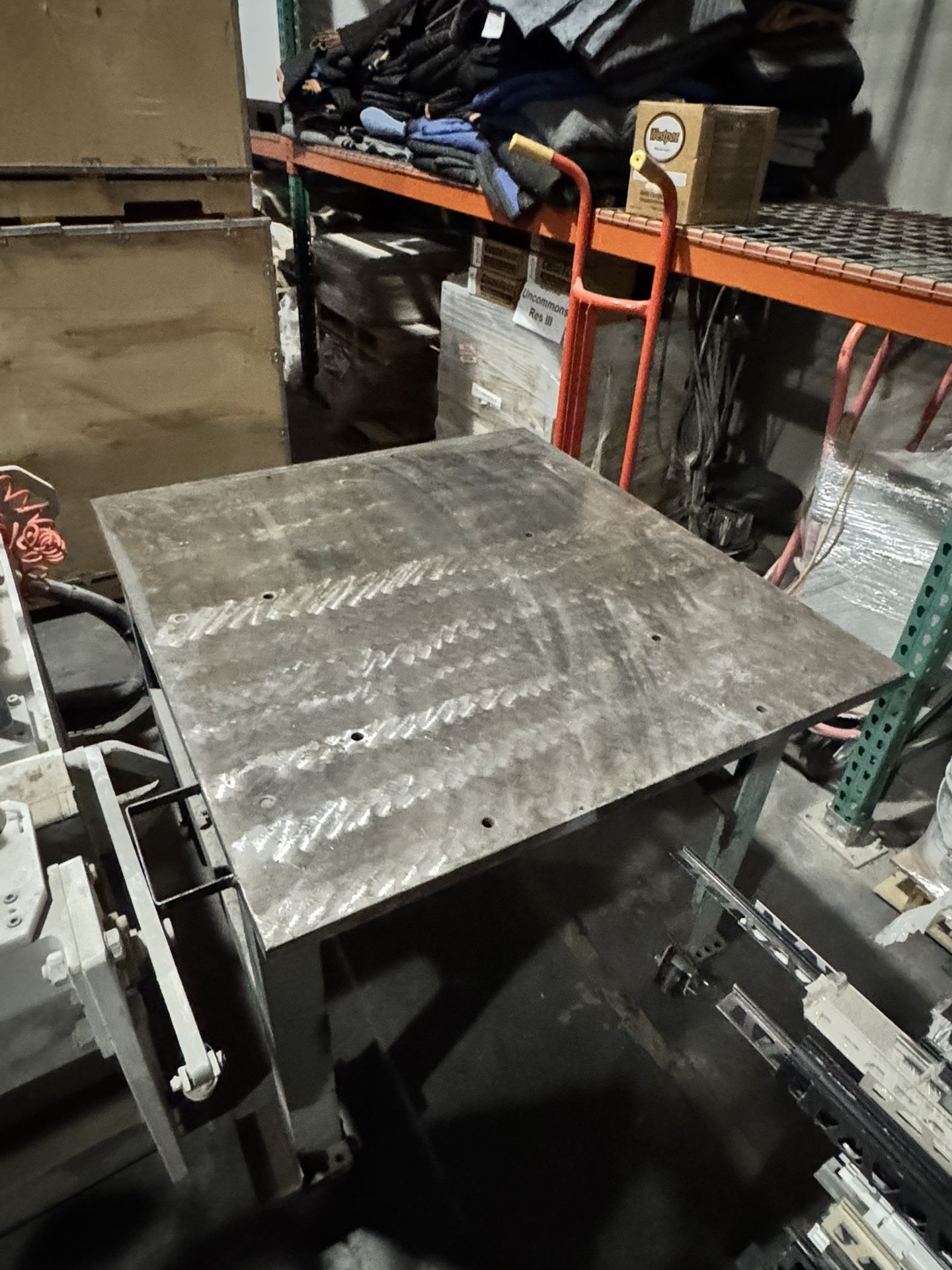 Heavy Duty Steel Welding Table on Casters – Fabrication / Welding Bench