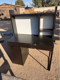 IKEA MICKE Desk with High Add-on Unit