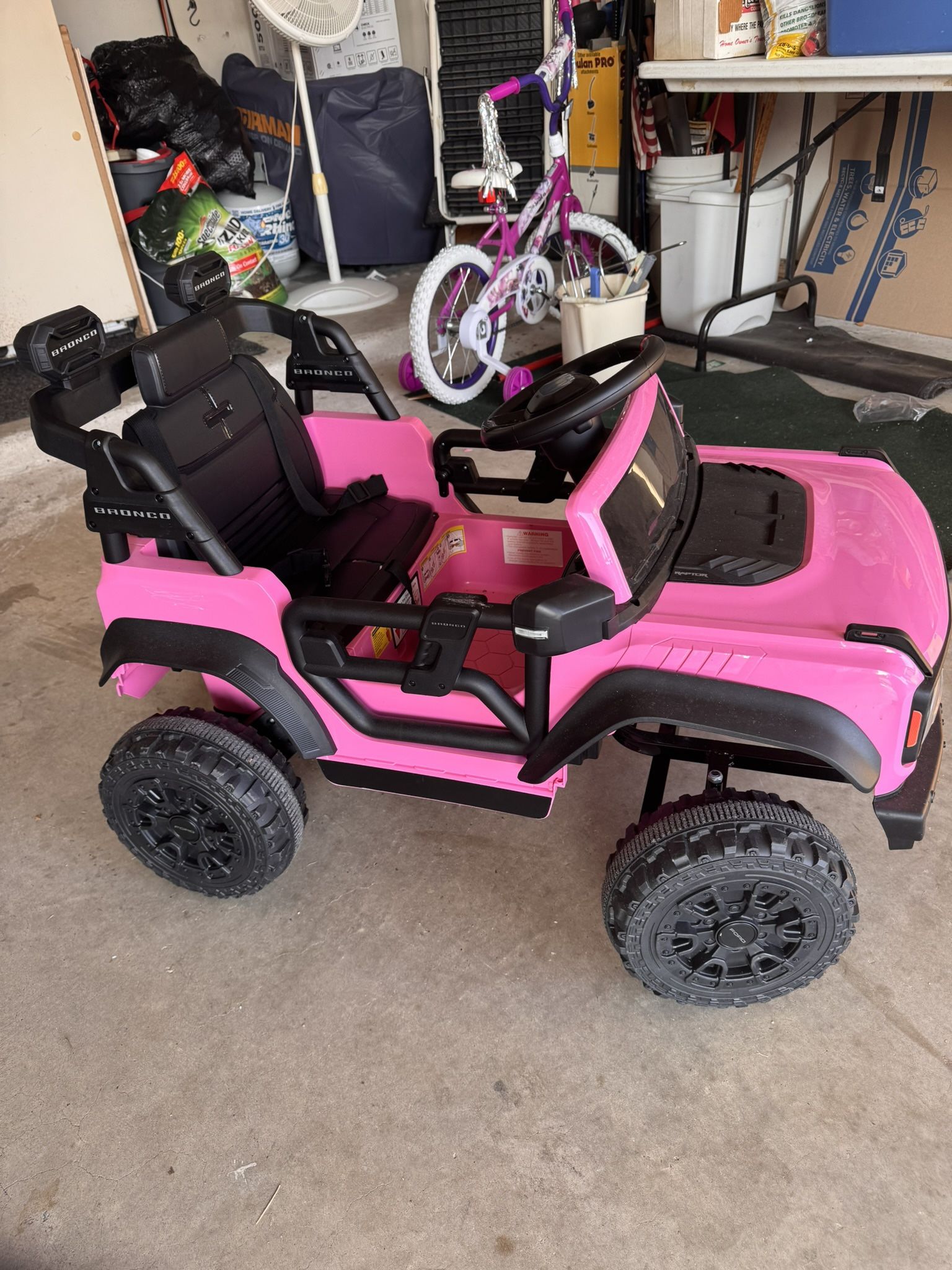 Pink Ride On Jeep