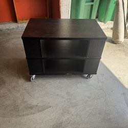 Crate & Barrel Rolling Table 