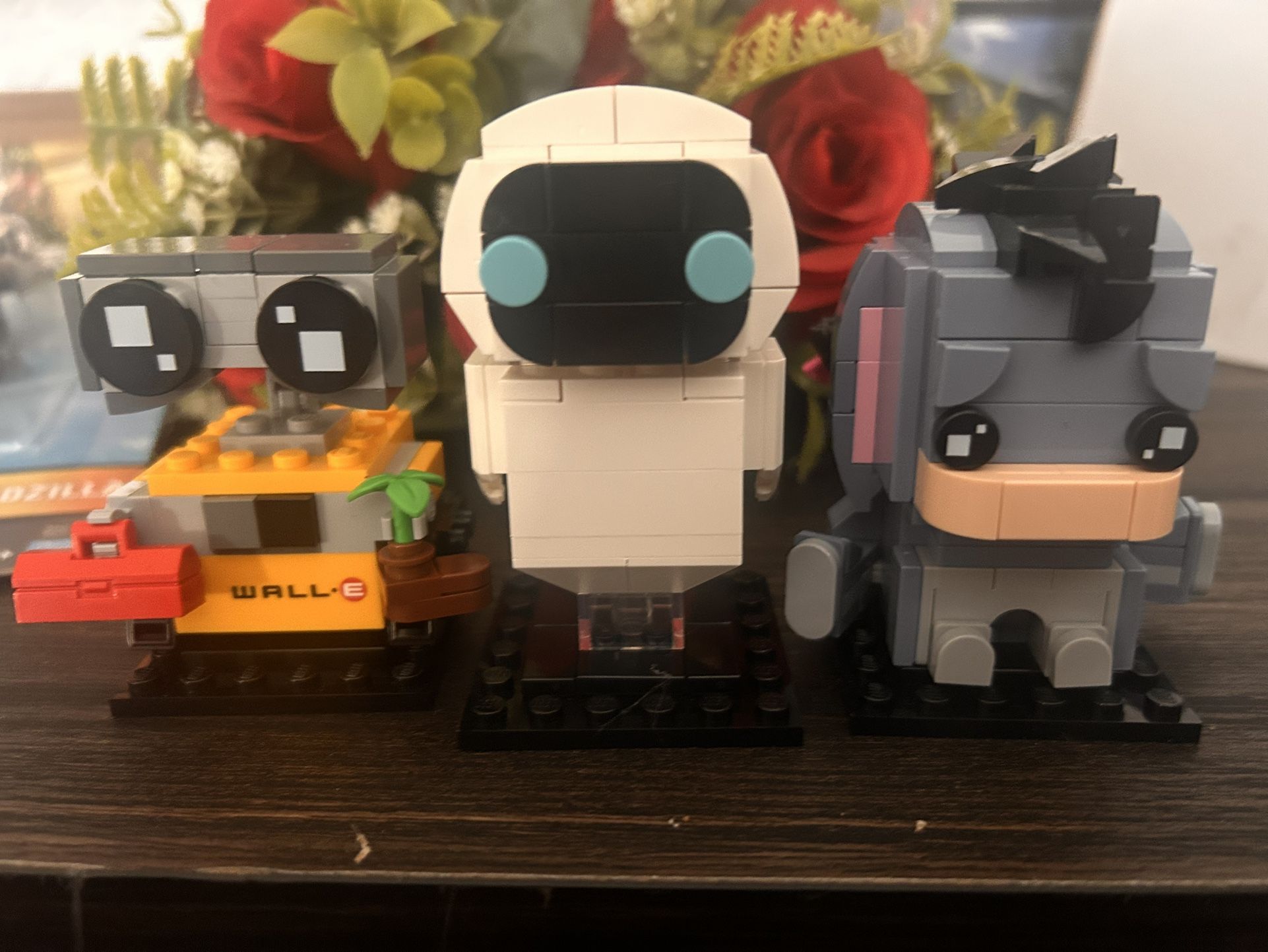 Disney/Disneyland Legos Built wall-e And Eve And Eeyore 