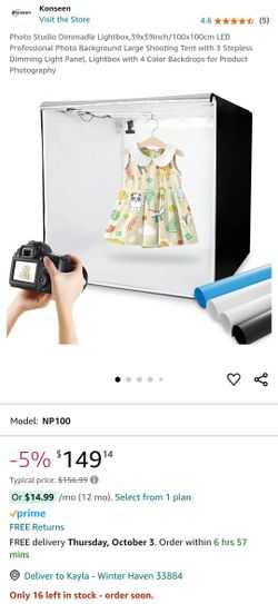 39 x 39 Photography Lightbox