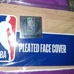 NBA official loa Angeles Lakers pleated face covers