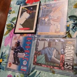 Carlos Delgado Rookie Baseball Cards Lot 