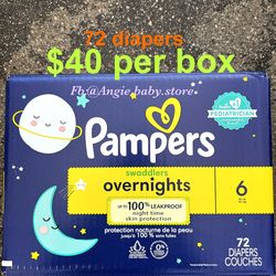 Pampers Swaddlers overnight size 6