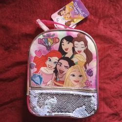 DISNEY PRINCESS LUNCH BAGS NEW WITH TAGS $15 EACH 