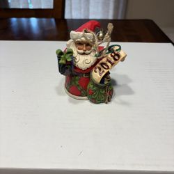 Jim Shore 2018 Annual Santa Ornament Heartwood Creek Enesco