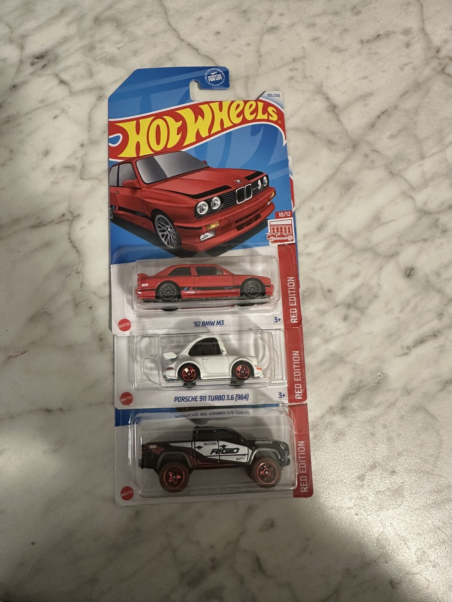 Red Edition Hotwheels