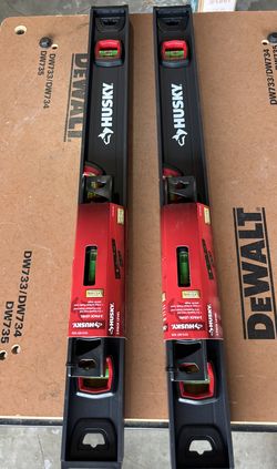Husky 2pk 9in. Torpedo and 24in. Aluminum Level