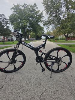 Outroad R-100 Black Foldable Bike