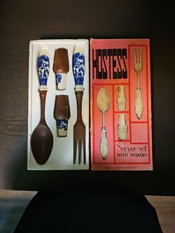 From Japan Salad Server And Dalt And Pepper Shaker