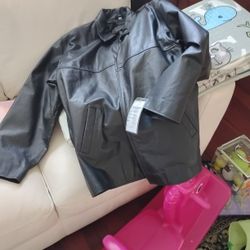 Brand New XL Leather Jacket 