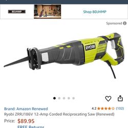 Ryobi Saw - In Great Condition - Used Less Than 8 Times