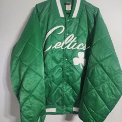 Celtics Boston Bomber Jacket Vintage 