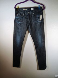 AG Adriano Goldschmied The Nikki Relaxed Skinny Jeans Sample Line Size 27 Made i