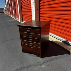 Solid Wood Nightstand 