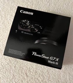 Canon PowerShot G7X Mark III Black Silver Brand New Sealed