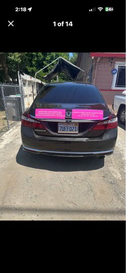 2016 HONDA ACCORD LX
